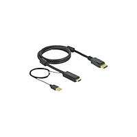 DeLOCK Delock kabel för video / ljud - DisplayPort / HDMI - 1 m