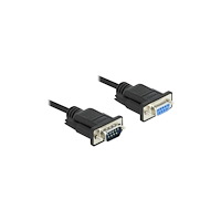 DeLOCK Delock - seriell förlängningskabel - DB-9 till DB-9 - 2 m