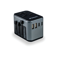 VERBATIM Verbatim UTA-03 strömadapter - USB, 24 pin USB-C - 30 Watt