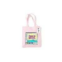 Pyramid International Letter Shoppe (Come As You Are) Pastel Pink Tote Bag