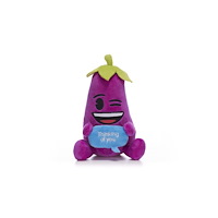 POSH PAWS INTERNATIONAL 7" Aubergine Emoji Plush Gift