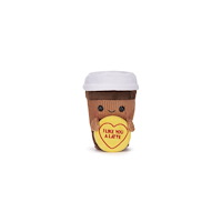 POSH PAWS INTERNATIONAL Love Hearts 7" I Like You A Latte Plush Gift