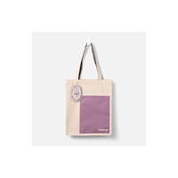 That Company Called If Bookaroo Tote Bag - Aubergine & Cream
