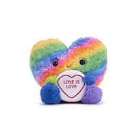 POSH PAWS INTERNATIONAL Love Hearts 7"Rainbow Heart Plush Gift