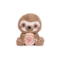 POSH PAWS INTERNATIONAL Love Hearts 7" Sloth - Hang Out Plush Gift