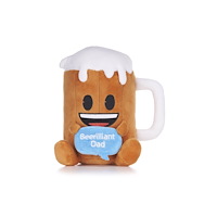 POSH PAWS INTERNATIONAL 8" Emoji Beer-Illiant Dad Plush Gift