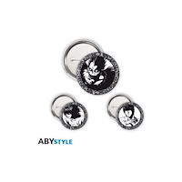 GB Posters & Merch Death Note Light, L & Ryuk 3 Badge Pack