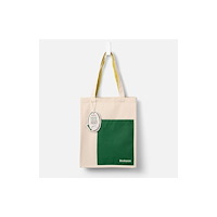 That Company Called If Bookaroo Tote Bag - Forest Green & Chartreuse