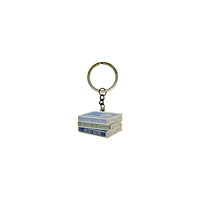 Half Moon Bay Keyring Metal - Pulteney Press (Rather Be Reading)