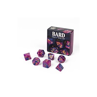 Professor Puzzle Bard 7-Polyhedral Dice