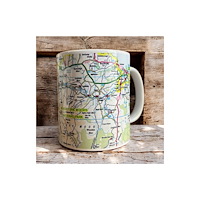 The Sugar Shed OS Map Ceramic Mug - North York Moors National Park