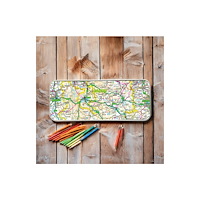 The Sugar Shed OS Map Metal Pencil Tin - Peak District National Park