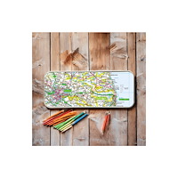 The Sugar Shed OS Map Metal Pencil Tin - The Broads