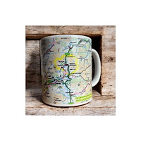 The Sugar Shed OS Map Ceramic Mug - Snowdonia National Park