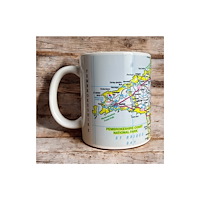 The Sugar Shed OS Map Ceramic Mug - Pembrokeshire Coast National Park