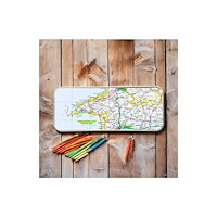 The Sugar Shed OS Map Metal Pencil Tin - Pembrokeshire Coast National Park