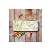 The Sugar Shed OS Map Metal Pencil Tin - Northumberland National Park