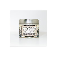 THE CANDLE ROOMS Mad Hatter's Tea Party- Scented Soy Candle- Cucumber Sandwiches, Earl Grey Tea and Shortbread