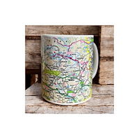 The Sugar Shed OS Map Ceramic Mug - Peak District National Park