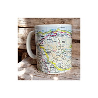 The Sugar Shed OS Map Ceramic Mug - Exmoor National Park