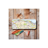 The Sugar Shed OS Map Metal Pencil Tin - Exmoor National Park