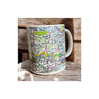The Sugar Shed OS Map Ceramic Mug - South Downs National Park