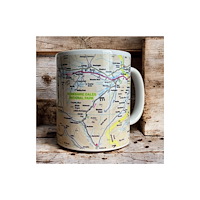 The Sugar Shed OS Map Ceramic Mug - Yorkshire Dales National Park