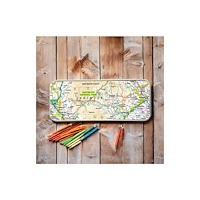 The Sugar Shed OS Map Metal Pencil Tin - Dartmoor National Park