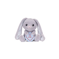 POSH PAWS INTERNATIONAL Love Hearts 7" Baby Boy Bunny Plush Gift