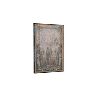 Little, Brown Book Group 2026 Dove Grey (Old Leather Collection) Maxi 18-month Vertical Hardcover Flexi Dayplanner 2025-2026 (Elastic Band Closur...