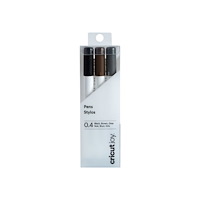 Cricut Cricut Joy - rollerball-penna - svart, brun, grå (paket om 3)