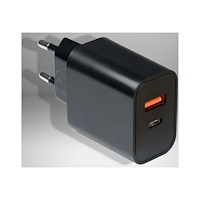 Inter-Tech Elektronik Handels Inter-Tech PD-2120 strömadapter - liten - USB typ A, 24 pin USB-C - 20 Watt