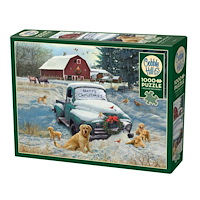 Cobble Hill Merry Christmas, Pussel, 1000 bitar, Cobble Hill