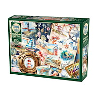 Cobble Hill Seashore Sketchbook, Pussel, 1000 bitar, Cobble Hill