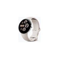 Google Google Pixel Watch 3 - polerat silver aluminium - smart klocka med aktivt band - porslin - 32 GB