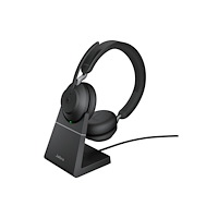 Jabra Jabra Evolve2 65 MS Stereo - headset - USB-C - med laddningsställ