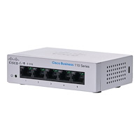 Cisco Systems Cisco Business 110 Series 110-5T-D - switch - 5 portar - ohanterad - rackmonterbar