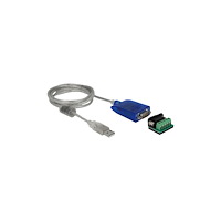 DeLOCK Delock Adapter USB Type-A to Serial RS-422/485 DB9 with surge protection 600 W and extended temperature range - seriell...