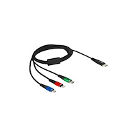 DeLOCK Delock 3 in 1 dedikerad laddningskabel - 1 m