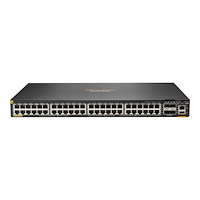 Hewlett Packard Enterprise HPE Aruba 6200F 48G Class4 PoE 4SFP+ 370W Switch - switch - max. staplingsavstånd 10 kms - 48 portar - Administrerad - r...