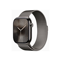 Apple Apple Watch Series 10 (GPS + Cellular) - skiffer titan - smart klocka med milanesisk loop - skiffer - 64 GB