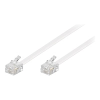 Goobay goobay telefonkabel - 15 m - vit