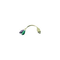 2direct LogiLink - adapter för tangentbord/mus - PS/2 till USB