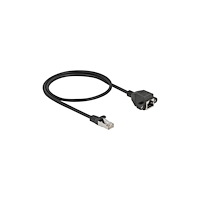 DeLOCK Delock nätverksförlängningskabel - 50 cm - svart