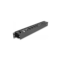 DeLOCK Delock - rackpanel för kabelhantering - with 2 openings, plastic - 1U