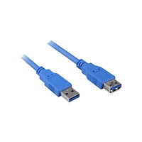 Sharkoon Sharkoon - USB-förlängningskabel - USB typ A till USB typ A - 2 m