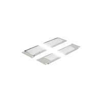 DeLOCK Delock kabelhanteringspanel med borste för rack - 2U - 19"