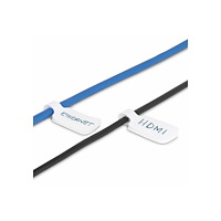 StarTech.com StarTech.com 3.5in (9cm) Cable Labels, 100 Pack White, Cable/Cord Tags (CABLE-TAG-HLWH) - kabelmärkningsetiketter - krok...