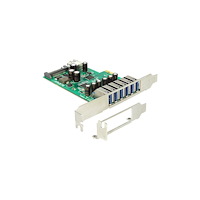 DeLOCK Delock PCI Express Card > 6 x extern + 1 x intern USB 3.0 - USB-adapter - PCIe 2.0 - USB 3.0 x 7