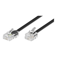 Goobay goobay Western cable - telefon/nätverkskabel - 10 m - svart